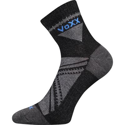 REXON 01 thin cotton sports socks, BLACK