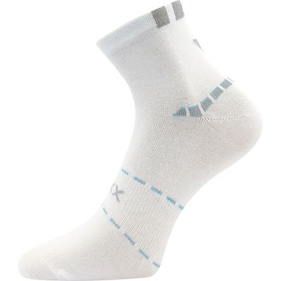 Men's thin sports socks REXON 02 cotton WHITE