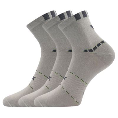 Men's thin sports socks REXON 02 cotton GREY
