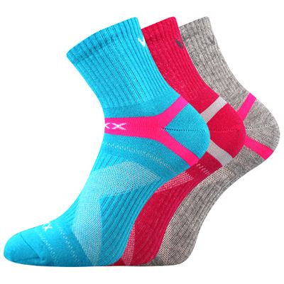 REXON thin cotton sports socks MIXED COLOURS (3 pairs)