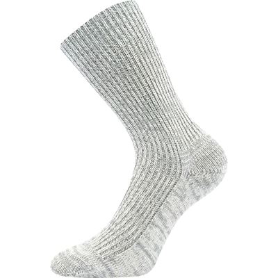 Thick ŘÍP wool socks, GREY MELANGE