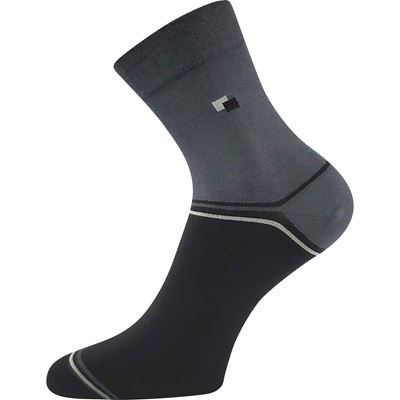 ROGER 01 dark grey cotton medical socks