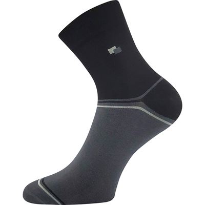ROGER 01 black cotton medicine socks