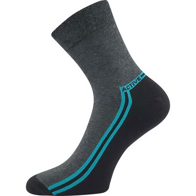 ROGER 02 anthracite melange cotton medicine socks