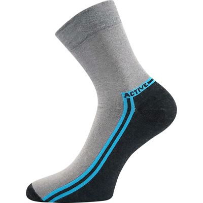 ROGER 02 grey cotton medicine socks