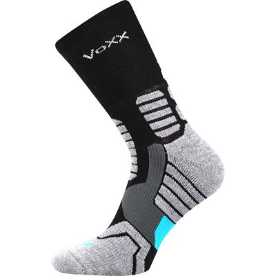 RONIN compression sports socks with silver ions BLACK