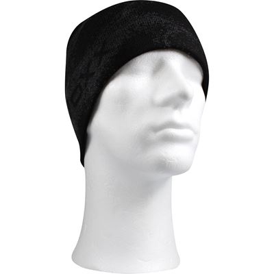 Men's knitted ROVER winter hat BLACK