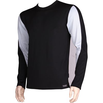 Men's SOLID 01 thermo T-shirt BLACK-GREY