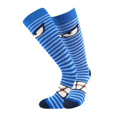 HADIR blue children's sports terry knee socks (1 pair)