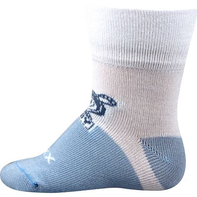 SEBÍK bamboo baby socks with teddy bear BOYS (3 pairs)