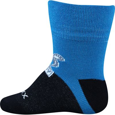 SEBÍK bamboo baby socks with teddy bear BOYS (3 pairs)