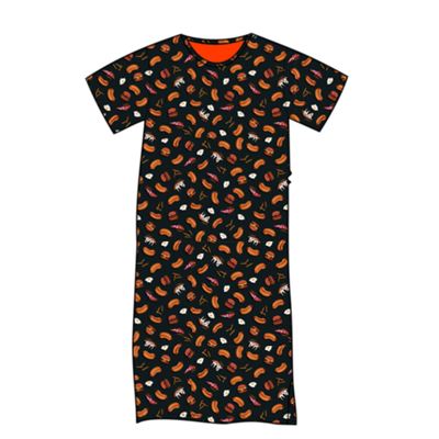 SEEKING FASTFOOD II short-sleeved night shirt