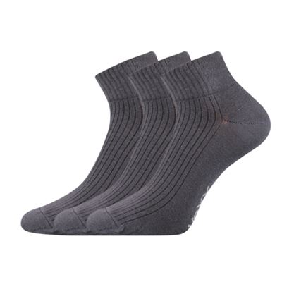 SETRA breathable short sports socks, DARK GREY