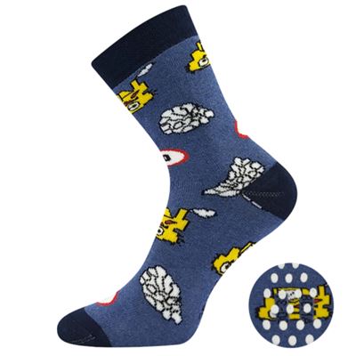 Children's terry socks SIBIŘ 07 ABS with pictures BOYS (3 pairs)