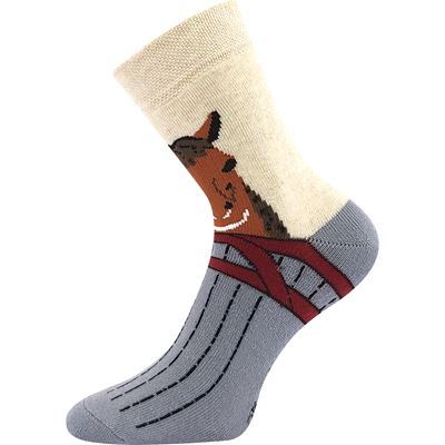 Children's terry socks SIBIŘ 07 with pictures GIRLS (3 pairs)