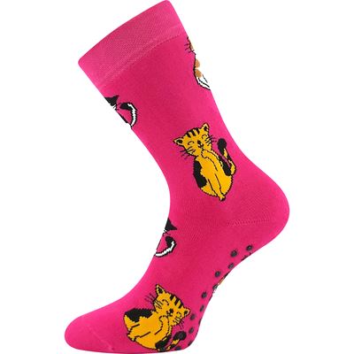 Children's terry socks SIBIŘ 08 ABS with pictures GIRLS (3 pairs) BOMA 126493 3