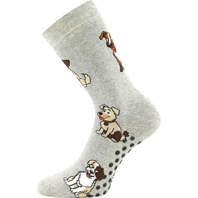 Children's terry socks SIBIŘ 08 ABS with pictures GIRLS (3 pairs) BOMA 126493 4