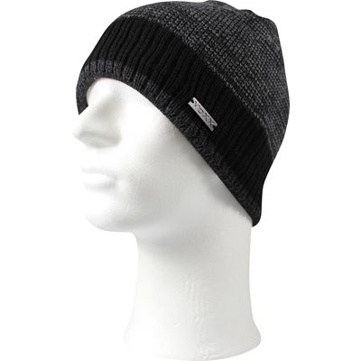 Men's knitted cap SIGNUM black