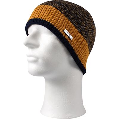 Men's knitted SIGNUM cap, mustard