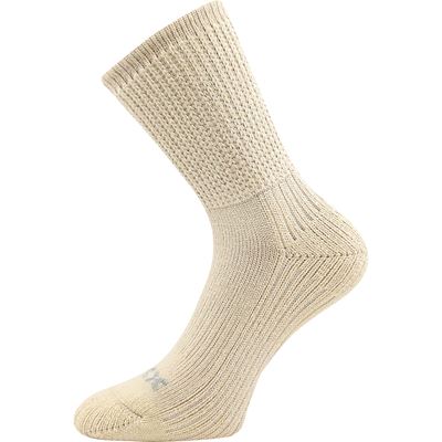SILKY winter socks with viscose BEIGE