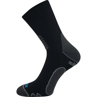 SILO sports socks with silver ions BLACK