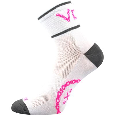 SLAVIX cycling socks with silver ions WHITE
