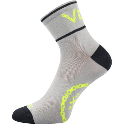 SLAVIX cycling socks with silver ions LIGHT GREY