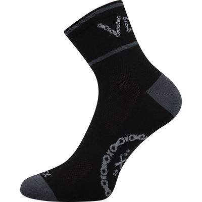 SLAVIX cycling socks with silver ions BLACK