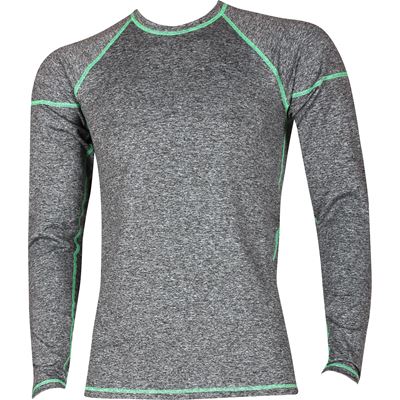 Men's T-shirt SOLID 01 thermo GREY MELANGE