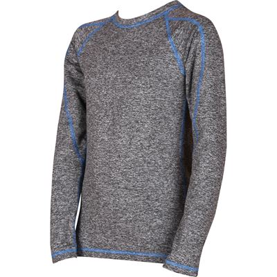 SOLID 08 thermo children's T-shirt GREY MELANGE/blue