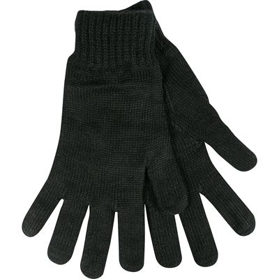 Men's knitted gloves SORENTO black