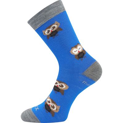 SOVIK thin merino children's socks with silver ions BLUE
