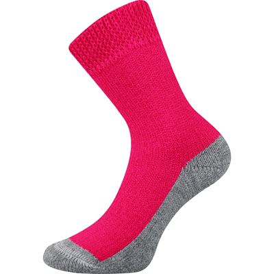 Thick home socks SPACÍ magenta