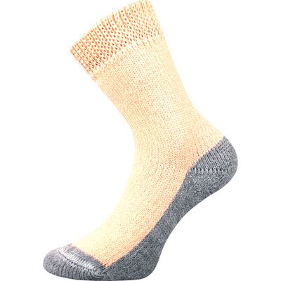Thick home socks SPACÍ apricot