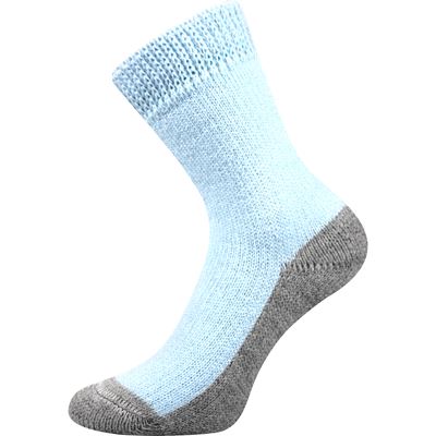 Thick home socks SPACÍ light blue