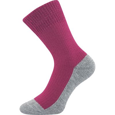 Thick home socks SPACÍ fuchsia