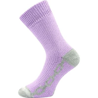 Thick SPACÍ purple socks for home wear