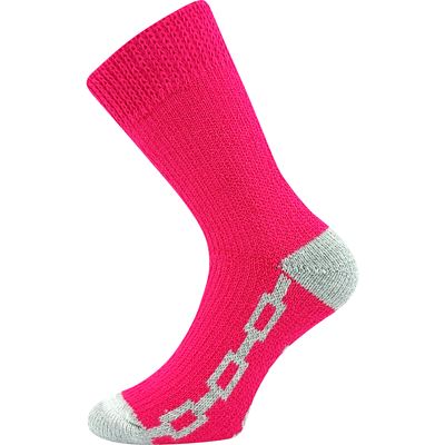 Thick home socks SPACÍ magenta