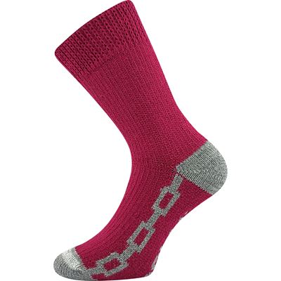 Thick home socks SPACÍ fuchsia