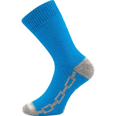 Thick turquoise SPACÍ socks for home wear