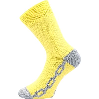 Thick home socks SPACÍ yellow
