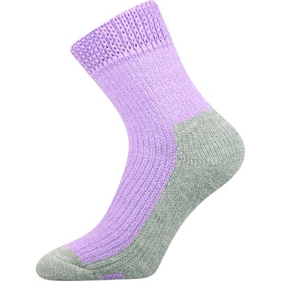 Thick SPACÍ purple socks for home wear