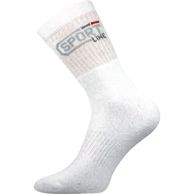 Thick SPOT socks, 3 pairs, terry cloth, WHITE