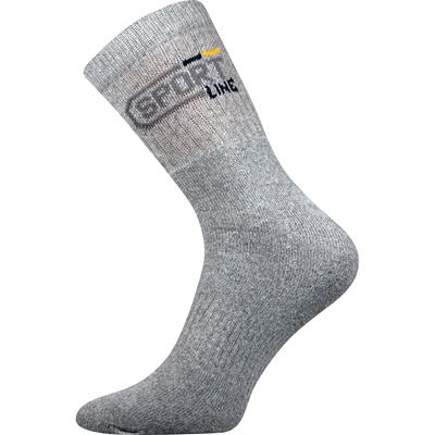 SPOT thick socks, 3 pairs, terry cloth, LIGHT GREY