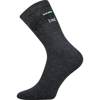 SPOT thick socks, 3 pairs, terry cloth, DARK GREY