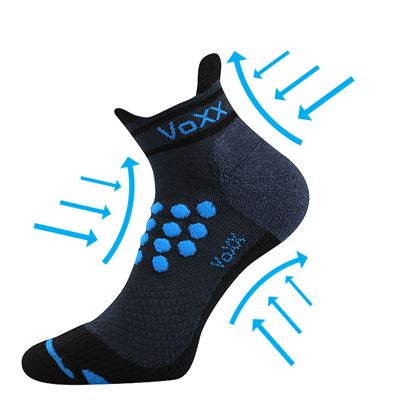 SPRINTER low compression sports socks with silver ions DARK BLUE