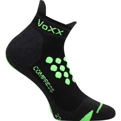 SPRINTER low compression sports socks with silver ions BLACK