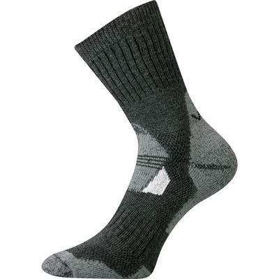 STABIL merino winter thermal socks with silver DARK GREY