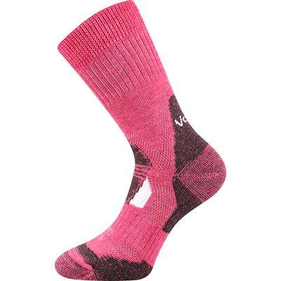 STABIL merino winter thermal socks with silver PINK
