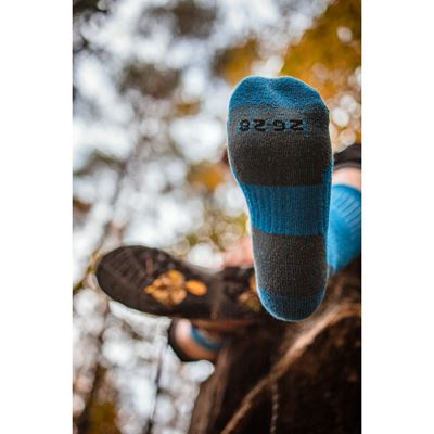 STABIL merino winter thermal socks with silver BLUE
